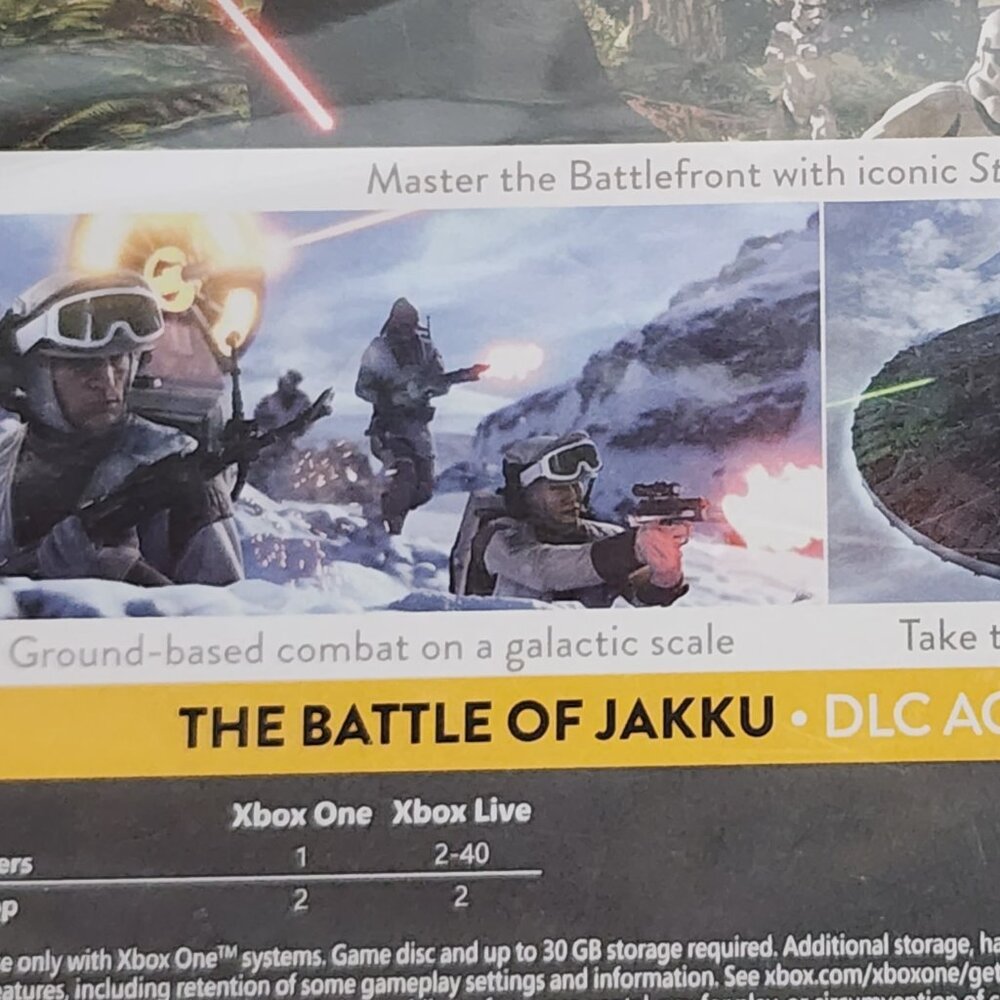 Microsoft Xbox One Star Wars Battlefront Exclusive Walmart Trading Disc and Game - Picture 7 of 16